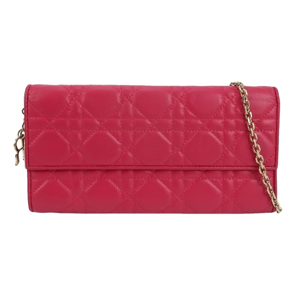 Dior Cannage Lambskin Lady Dior in Fuchsia - Picture 3 of 9